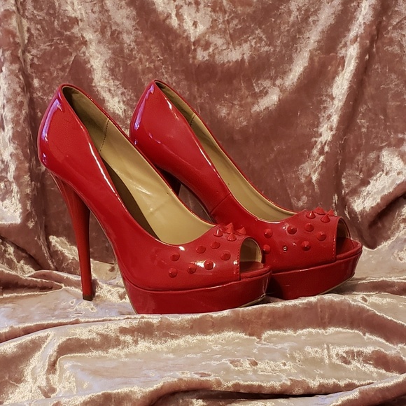 Shoes - ❤ Red platform heels ❤